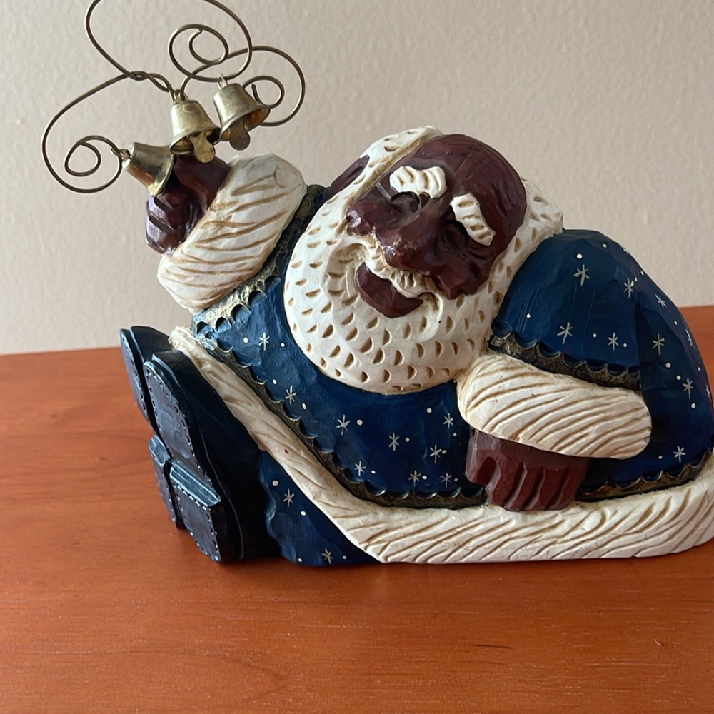 Vintage Christmas wood carving